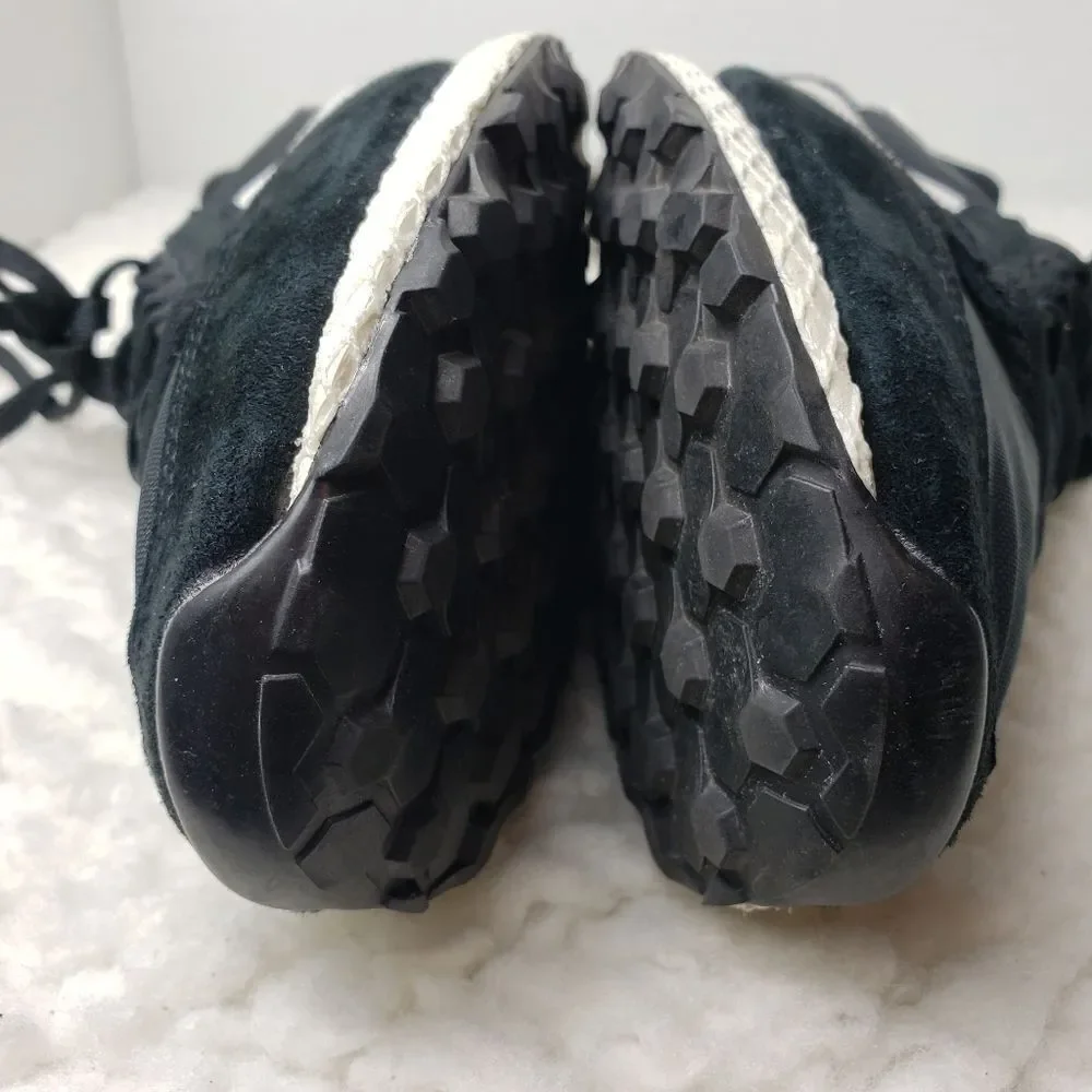 adidas Forest Grove Mens Sneaker Size 11 Black Suede Shoes